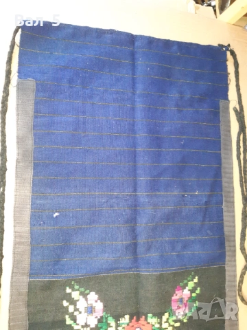 Автентична тъкана вълнена престилка , носия, снимка 4 - Антикварни и старинни предмети - 53875158