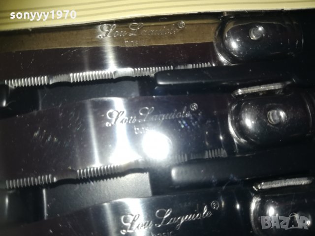 laguiole 6бр BLACK-knives france 2002211330, снимка 8 - Колекции - 31886749