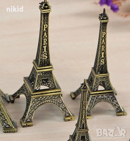 голяма Метална Айфелова кула Paris стауетка фигурка украса декор 