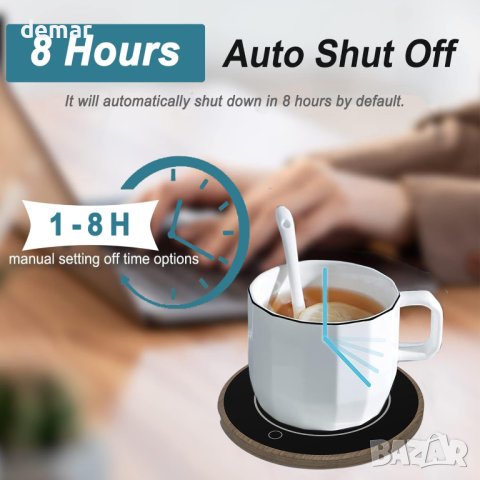 Нагревател за чаши за кафе с 2 температурни настройки, снимка 2 - Кафемашини - 42641961