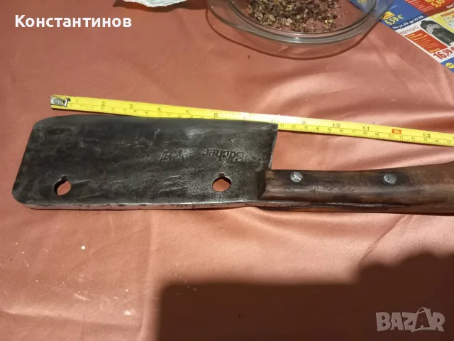 Стар немски сатър с маркировки, снимка 3 - Ножове - 56225407