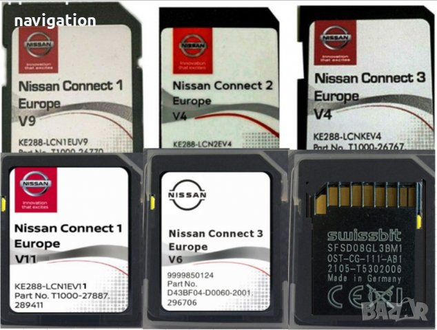 🚘🚘🚘 🇧🇬 SD card 2023 (Nissan Connect 1 2 3)навигация Нисан Qashqai/JUKE/X-TRAIL/MICRA/СД карта, снимка 8 - Аксесоари и консумативи - 31894463