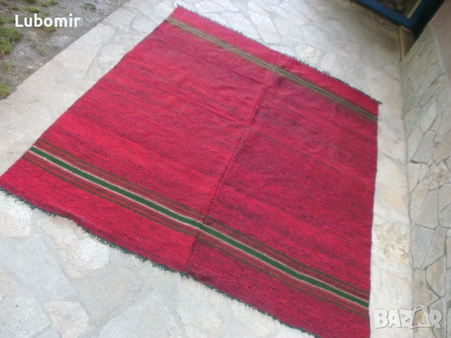Килим оригинален - автентичен от миналия век - вълнен !, снимка 4 - Килими - 51239720