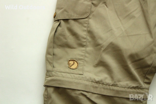 FJALLRAVEN Karl Zip-off trousers - мъжки панталон, размер 46 (S), снимка 3 - Екипировка - 54195428