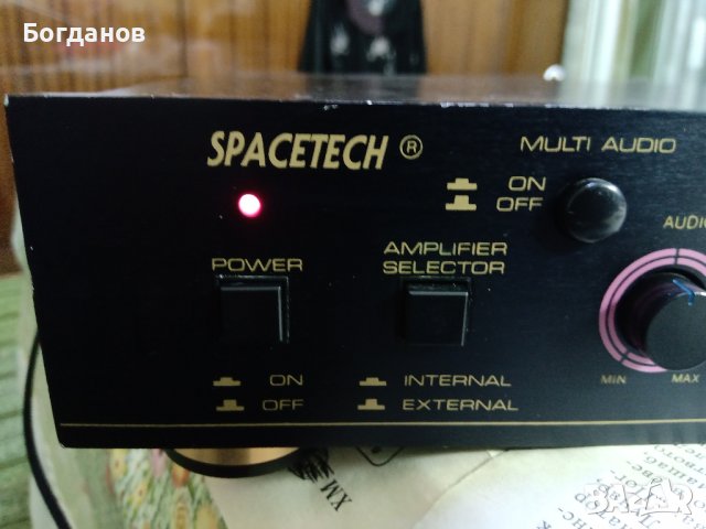 УСИЛВАТЕЛ С МИКСЕР SPACETECH K-18 MIC MIXER AMPLIFIER, снимка 5 - Ресийвъри, усилватели, смесителни пултове - 42790157