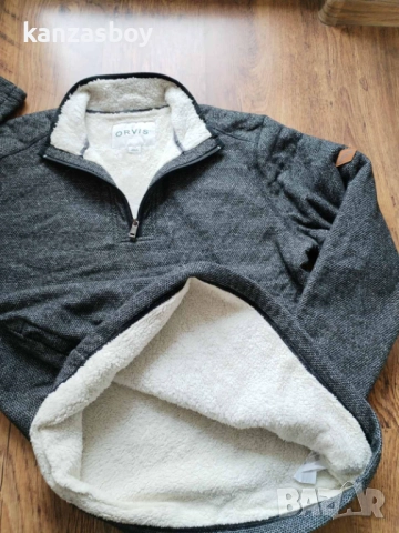 orvis - ДЕБЕЛО мъжко горнище КАТО НОВО L, снимка 8 - Блузи - 52654423