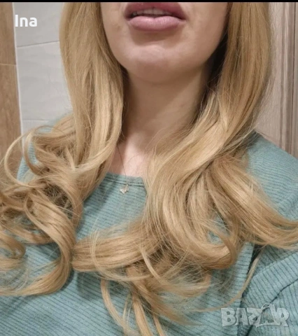 Руса перука като естествена коса стои , снимка 5 - Аксесоари за коса - 54352505