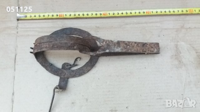 стар кован масивен капан за животни , снимка 4 - Антикварни и старинни предмети - 30183019