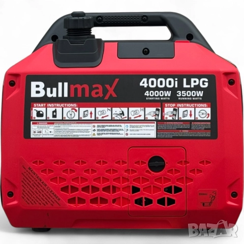 4kW Инверторен генератор за ток 4000i бензин, газ, ръчен старт, снимка 2 - Генератори - 51470227