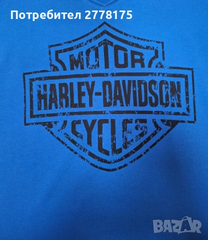 Harley Davidson оригинална винтидж тениска , снимка 2 - Тениски - 53181926