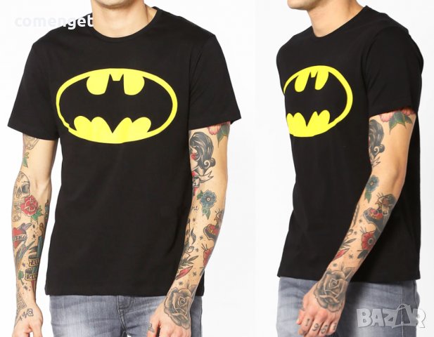 НОВО! Мъжки тениски с БАТМАН / BATMAN принт! Поръчай модел С ТВОЯ идея!