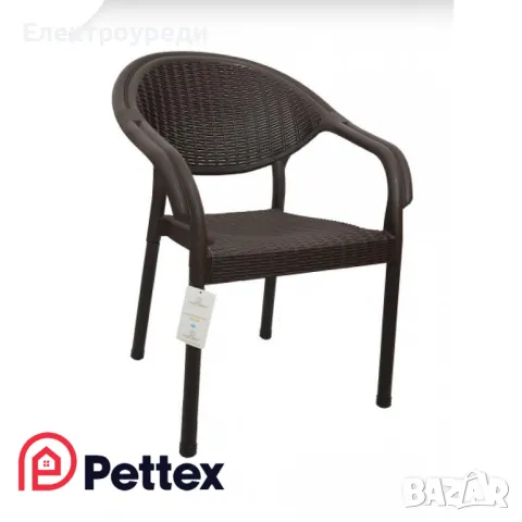 Високо качествен градински комплект от маса и 6 овални стола, снимка 2 - Маси - 49129744