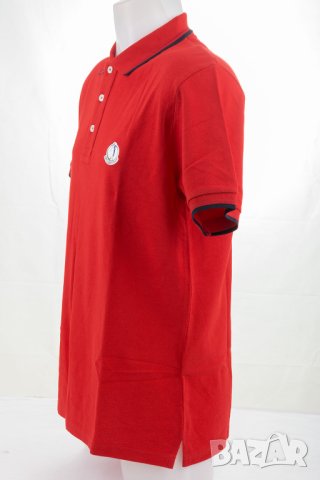 Мъжка червена блуза от памук Sir Raymond Tailor - L, снимка 3 - Блузи - 42823171