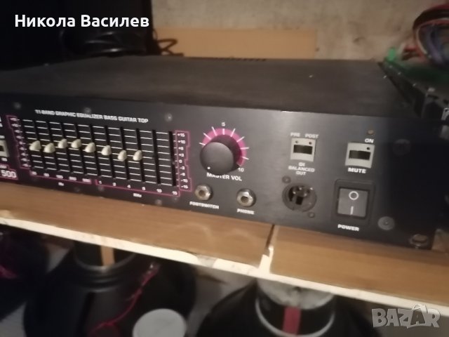 Бас усилвател Tech sound system graphic 500 продавам и под наем, снимка 3 - Китари - 44328575