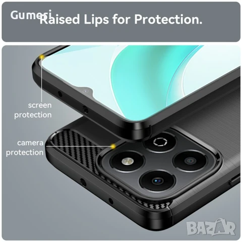 Huawei Honor X6b Гръб - Карбон Шарк, снимка 8 - Калъфи, кейсове - 50849334