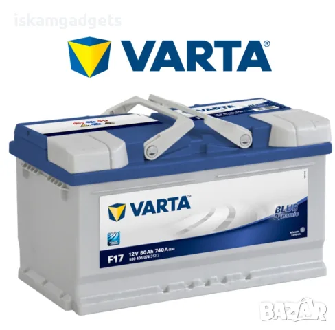 Стартов Акумулатор, VARTA, Blue Dynamic, 12V, 80Ah, 740A, 5804060743132