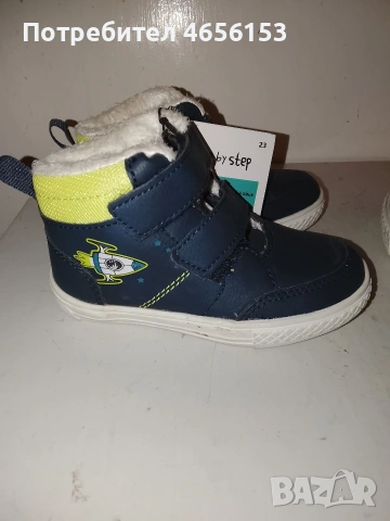 НОВИ с етикет ДЕТСКИ ТОПЛИ БОТИ - N 23 u 24, снимка 2 - Детски боти и ботуши - 53345673