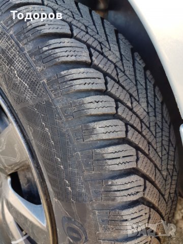 Peugeot 208 джанти със зимни гуми Continental 185\65\15, снимка 2 - Гуми и джанти - 32023008