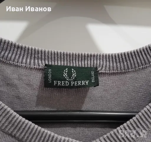 Оригинална фланела Fred Perry, снимка 5 - Блузи - 49147122