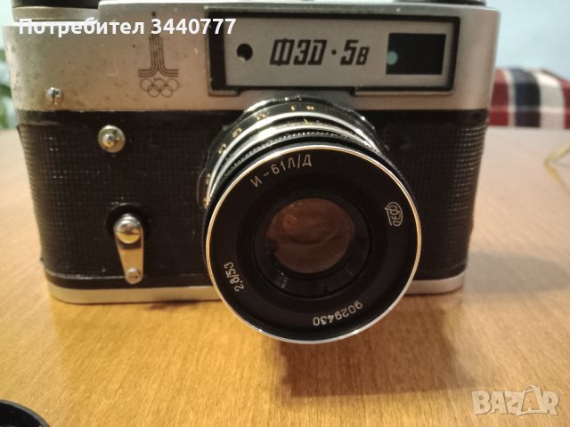 Фотоапарат Фед 5в 1980 г., специална серия за Олимпиадата в Москва, снимка 3 - Фотоапарати - 38708470