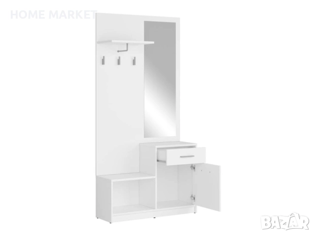 Антре NEPO PLUS PPK корпус и фронт бяло  Материал - ПДЧ  Цвят - корпус и фронт бяло  Височина (см) -