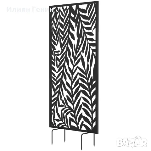 Outsunny Параван за стая 65 x 130 см, свободностоящ, снимка 7 - Паравани - 56240899