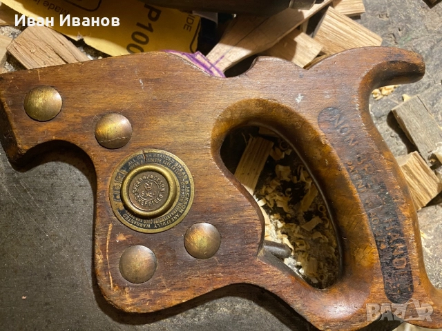 Дърводелски трион Spear and Jackson, над 90-годишен, снимка 2 - Други инструменти - 52451239