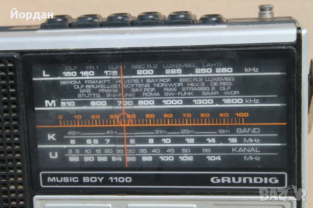 Радио ''Grundig Music Boy 1100'', снимка 5 - Радиокасетофони, транзистори - 56535157
