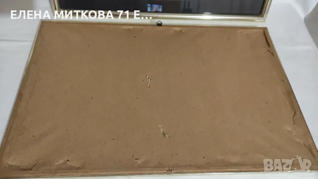 2 картини композиции от изсушени цветя с паспарту и метална рамка остъклени, снимка 6 - Картини - 48733885