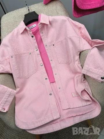 Риза - яке  деним / дънкова риза  4 цвята , снимка 7 - Ризи - 49763491
