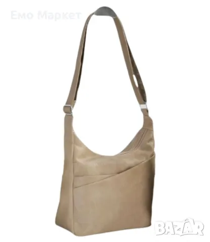 Средна дамска чанта с ципове и регулираща се дръжка, снимка 8 - Чанти - 50160731