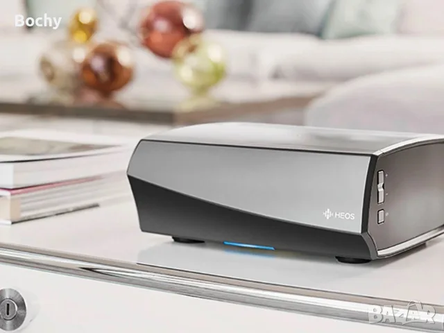 Denon HEOS Amp, мрежов усилвател, стриймър, 2 × 100W, Class D, Wi-Fi, Bluetooth, HEOS, Multiroom, Hi