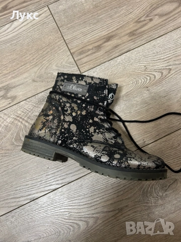 Боти естествена кожа S’Oliver, снимка 2 - Дамски боти - 52091248
