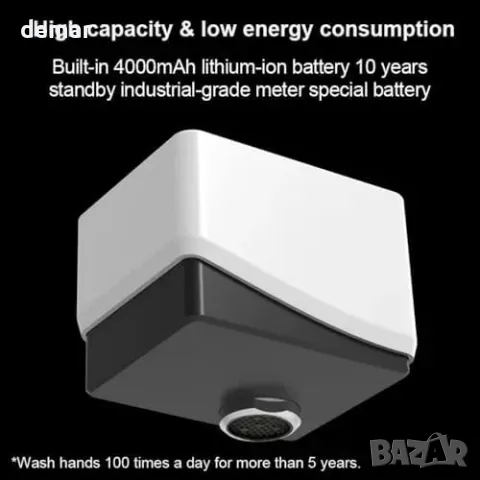 Сензорна приставка за смесител с 6 адаптера и батерия 4000 mAh, снимка 8 - Други стоки за дома - 56011801
