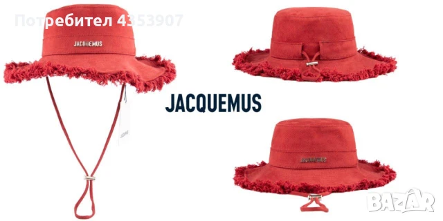 JACQUEMUS шапка, снимка 5 - Шапки - 51024387