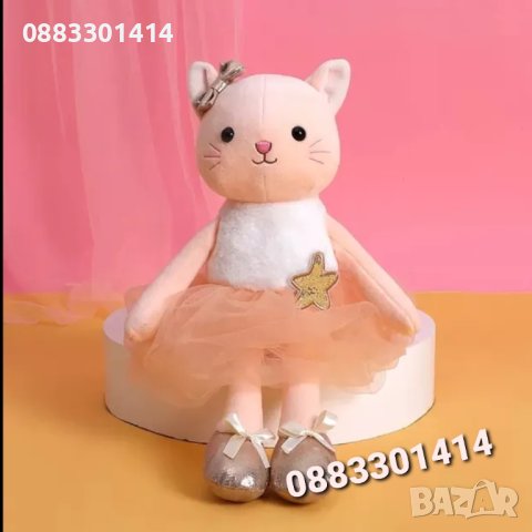 Плюшено коте с рокля 40см Котка , снимка 3 - Плюшени играчки - 42059799