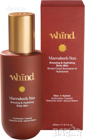 Whind Marrakech Sun Body Mist – самозанкащ мъгла с хиалуронова к-на