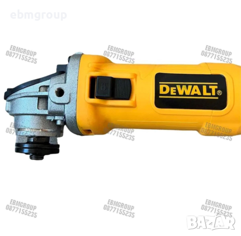 Ъглошлайф DeWaLT 1000W 8 - 125mm / Флекс Девалт Ракета 1000W с ОБОРОТИ, снимка 5 - Други инструменти - 44593617