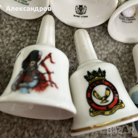 Класически камбанки от костен порцелан, снимка 6 - Други ценни предмети - 53046648