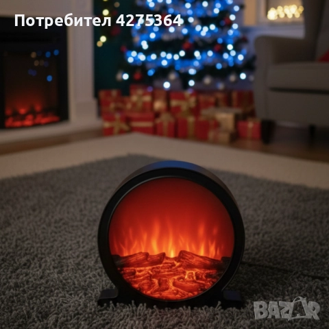 Кръгла декоративна Led камина, снимка 5 - Лед осветление - 52261838