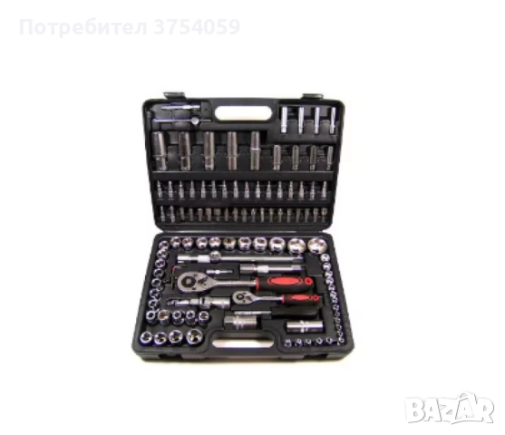 Професионален комплект гедоре 108 Части KRAFTROYAL 2060N, снимка 2 - Куфари с инструменти - 51548788