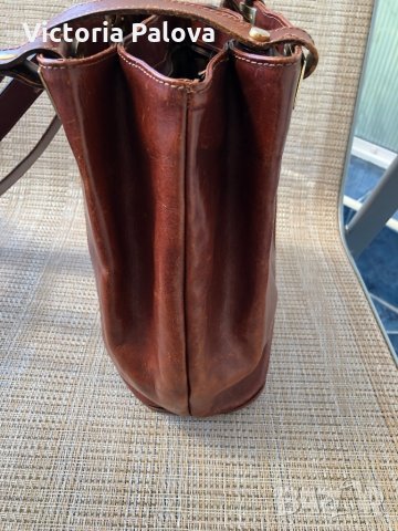 Чанта STABA ITALY,естествена кожа, снимка 6 - Чанти - 29846965