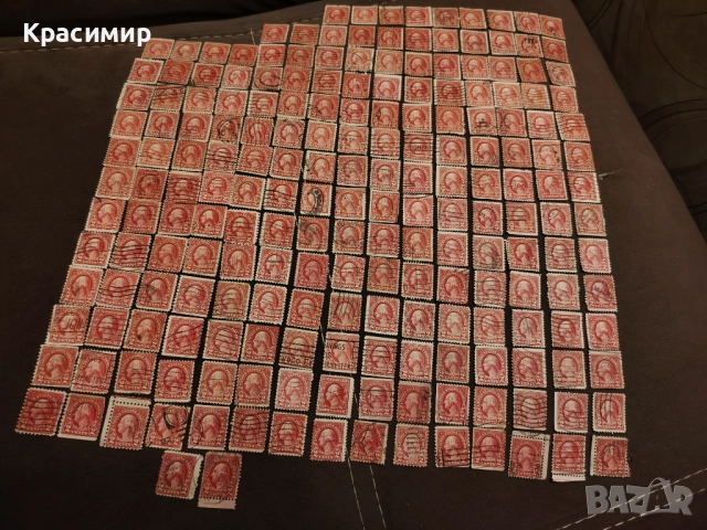 2 Цент Джордж Вашингтон. ПОЩЕНСКИ марки. 202 бр. , снимка 13 - Филателия - 52795086