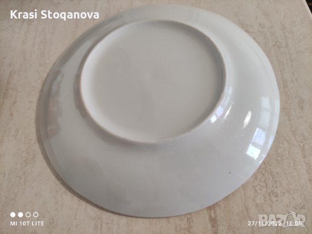 Голямо ПЛАТО за ТОРТА / Порцелан Тежко и Масивно , снимка 4 - Сервизи - 38815963