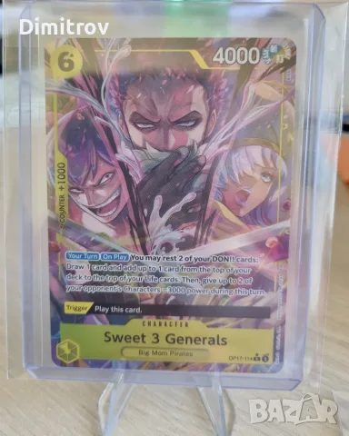 One Piece TCG: Sweet 3 Generals SEC (Alternate Art) – OP17-114