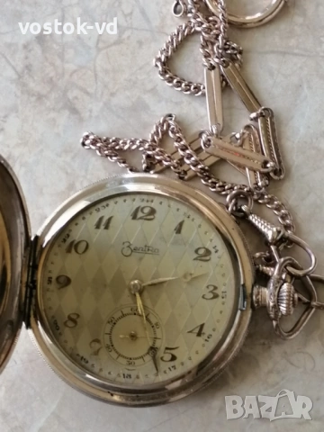 ZENTRA - ДЖОБЕН ЧАСОВНИК РАБОТЕЩ , снимка 4 - Антикварни и старинни предмети - 54335091