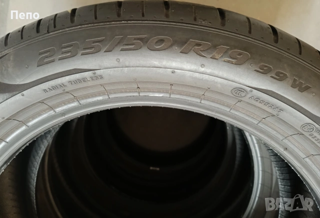 4бр. летни гуми 235/50/19 Pirelli дот 2025г. Нови!!!, снимка 8 - Гуми и джанти - 54078108