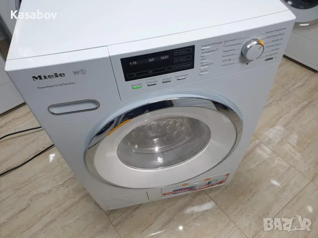 Miele Пералня - Пара - Подсветка - 1600rpm - TwinDos - PowerWash - Миеле 12м Гаранция