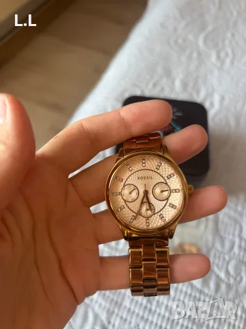 Fossil rose gold watch , снимка 5 - Дамски - 55691062