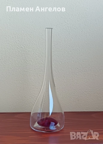 Стъклена ваза Solifleur-студио Rosenthal, снимка 2 - Вази - 50637557